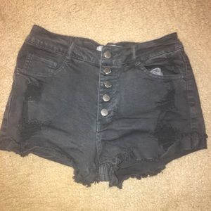 High waisted shorts